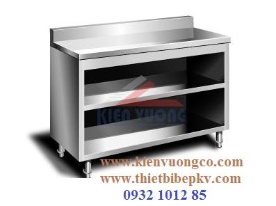 QUẦY INOX KHÔNG CỬA