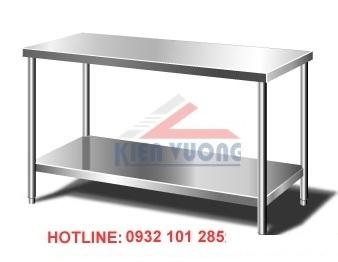 BÀN INOX 2 TẦNG