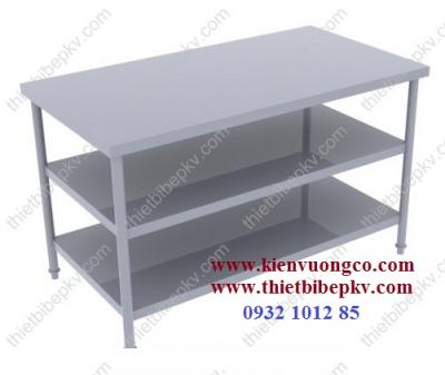BÀN INOX 3 TẦNG