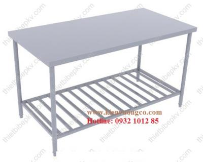 BÀN INOX KỆ THANH