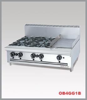 BẾP ÂU 4 HỌNG CÓ CHẢO CHIÊN