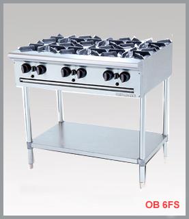 BẾP ÂU 6 HỌNG CÓ KỆ DƯỚI