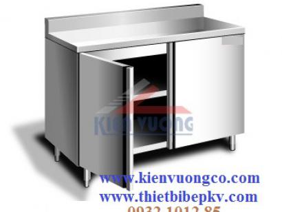 QUẦY INOX CỬA MỞ