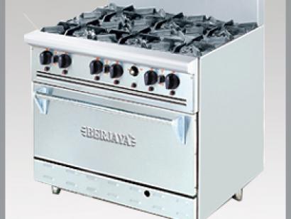 BẾP ÂU 6 HỌNG CÓ LÒ NƯỚNG