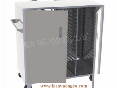 XE ĐẨY KHAY CÓ CỬA